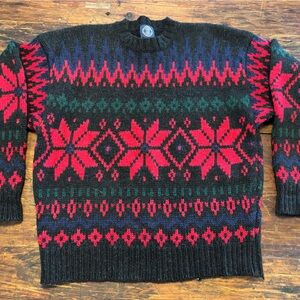 Men’s vintage wool gap Christmas sweater medium
